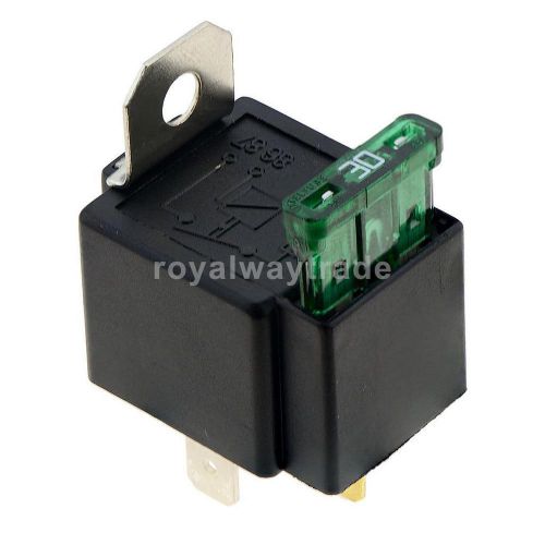 DC 12V 30A 4-Pin On/Off Fused Relay Boat Storage Battery Switch Car Bike