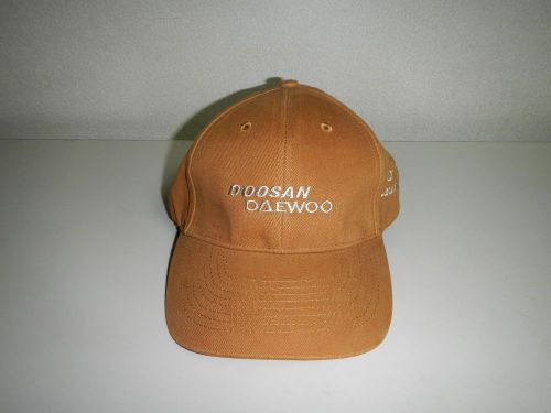 New Daewoo Doosan DX DL Excavator Adjustable Back Hat Cap *NOS