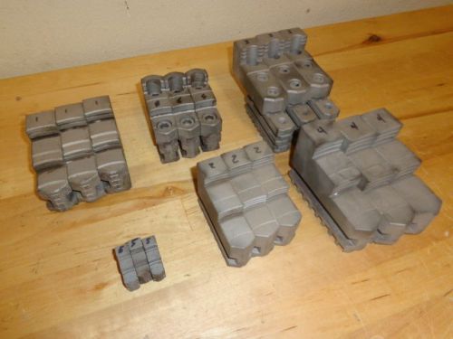 6 sets of Chuck Jaws - various sizes -  from Haas &amp; Mazak CNC Shop