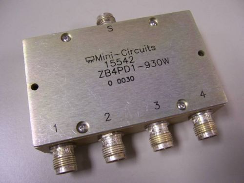 Mini-Circuits ZB4PD1-930W  POWER DIVIDER, TNC TYPE