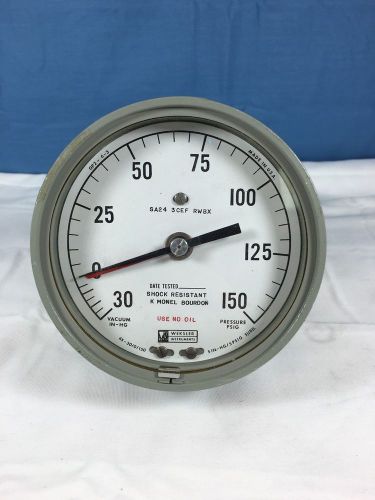 Weksler 4.5&#034; 30-0-150 mil-spec gauge for sale
