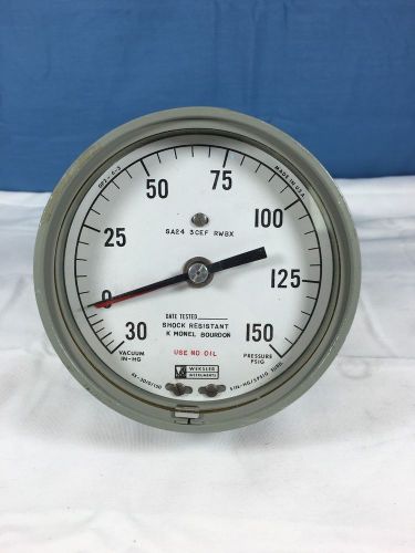 Weksler 4.5&#034; 30-0-150 Mil-Spec Gauge