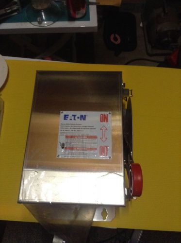 NEW Eaton DH361UWK 30 Amp Non Fused Safety Switch Disconnect Stainless Steel 600