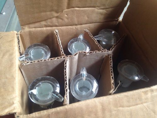 Wheaton 50 ml Dropper Bottles Clear Round Stopper 6 Pack