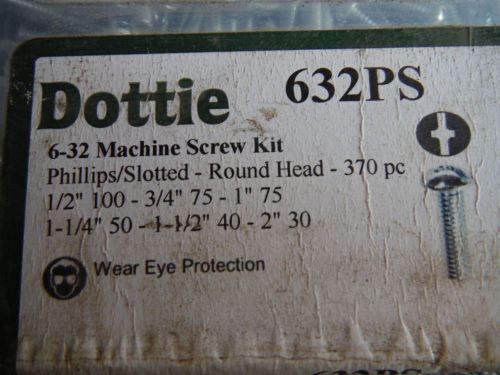 Dottie 6-32 machine screw kit (632PS)