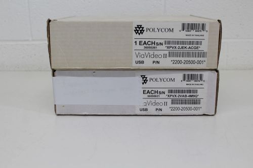 (Lot of 2) Polycom ViaVideo II USB Conference System Web Cams 2200-10070-001
