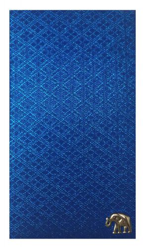 Kathy Indigo Fabric Check Cover Waitstaff Organizer,  Waiters Server Book