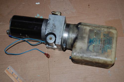 Monarch dyna-jack m258-030-08j01c 24 volt hydraulic pump motor reservoir for sale