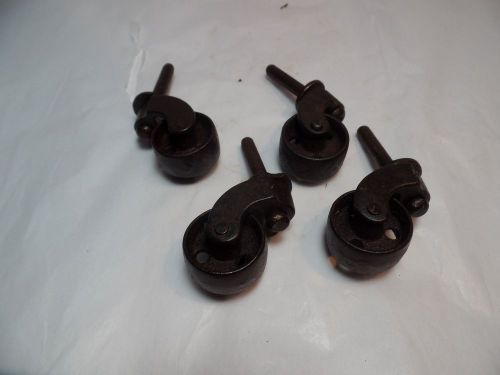 Antique Cast Iron Caster Set of 4