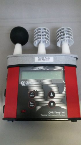 3m questemp qt46 portable heat stress monitor for sale