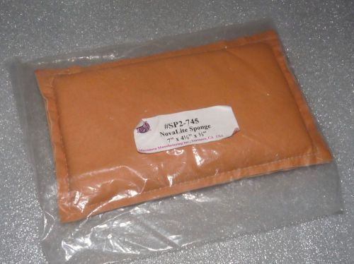 NEW MICRONOVA SP2-745 NOVALITE SPONGE 7&#034; X 4-1/2&#034; X 1/2&#034; CLEANROOM SUPPLY