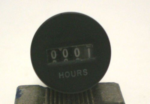 Mini Military Elapsed Time Meter 4Digits,24VDC Non-resettable General Time, USA