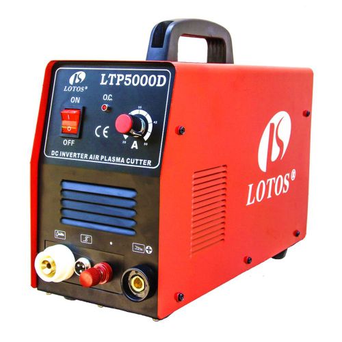 Lotos ltp5000d f6-llbg-d35z 50a nontouch pilot arc plasma cutter, dual voltage. for sale