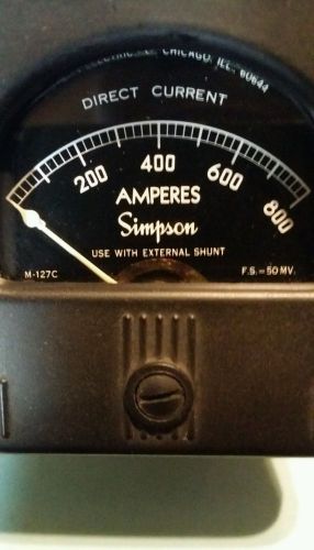 Vintage Simpson Amperes M-127C