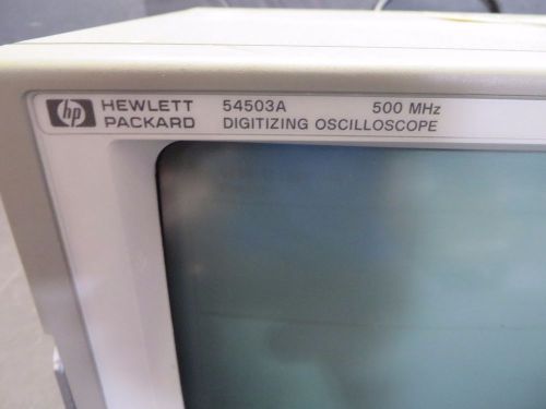 Agilent HP 54503A Digitizing Oscilloscope 500MHz 4 Channel ID# 26209 KHDG