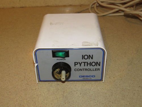 DESCO ION PYTHON CONTROLLER IONIZER MODEL 19587 WITH PLASTIC GUN  (G)