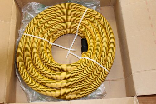 High quality crush proof 50 foot vacuum hose - yellow - for sale