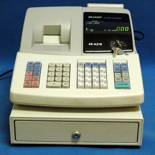 Sharp XE-A21S Electronic Cash Register Thermal Printer