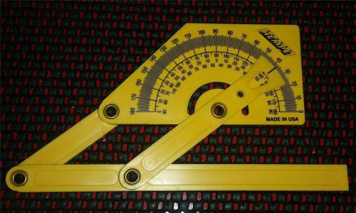 Hempe Tools Angle Finder/Locator Protractor Tool 6&#034; Made in USA