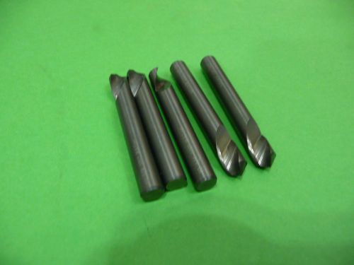 5) 1/4&#034; Solid Carbide 100° Degree Countersinks Used, But Still Cut Fine
