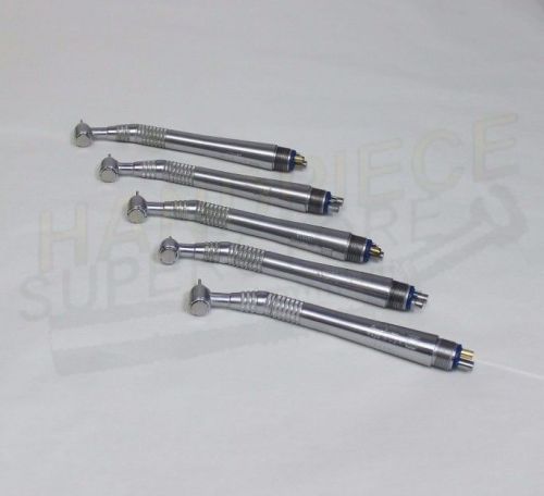 Set of 5 Midwest Quiet Air Push Button Dental Handpieces - Great Condition