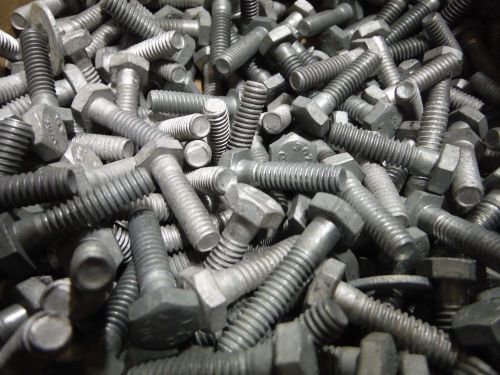 1/4-20 X 1 hex bolt with nuts (100pcs) Hot Dipped Galvanized