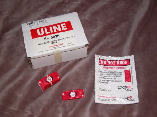 ULine S-8026 Lot of 25 Resettable Drop-N-Tell - 100g