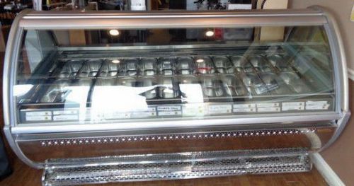 Gelato / ice cream display case 24 pan -- tested and working 100% for sale
