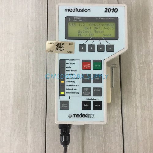 Medex Medfusion 2010 Infuse System Syringe Automatic Pump Infusor 145920