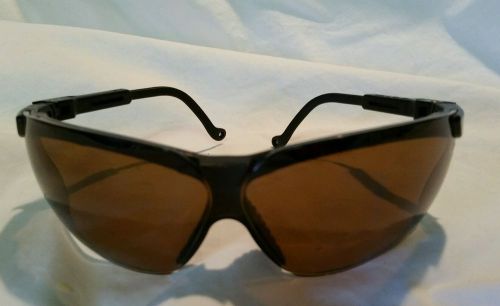 UVEX Genesis Safety Protective Glasses 1 Pair Tinted Sunglass Lens, Black Frame