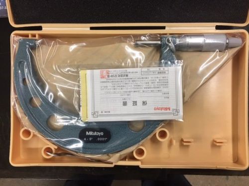 Mitutoyo 103-219 micrometer,4-5 in,0.0001,ratchet for sale