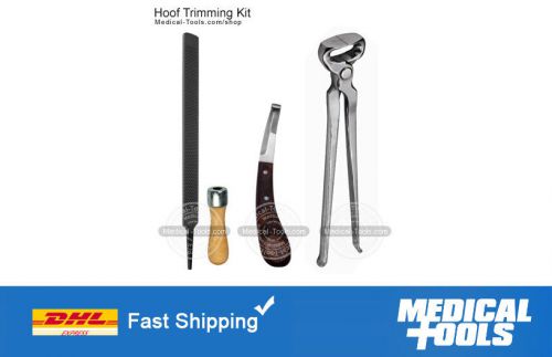 Farrier hoof trimming kit/hoof nipper/hoof knife/rasp/re-setting/cutting/sole for sale