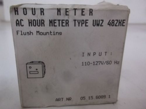 STANDCO T-41 AC HOUR METER FLUSH MOUNTING *NEW IN A BOX*