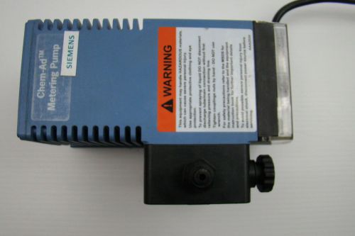 Siemens 115 Volt Chem-Ad Metering Pump CM1B2E60KFC9933