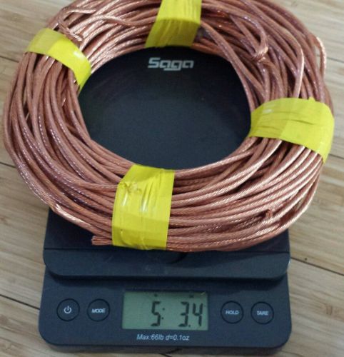 Scrap copper stranded bare wire around 5 lbs