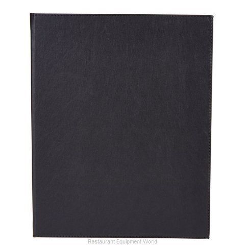 Winco LMD-811BK, Black Two-Views Menu Cover for 8.5x11-Inch Inserts
