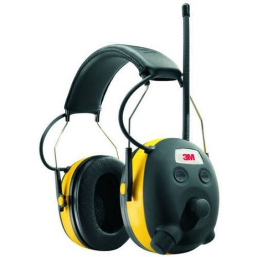3M WorkTunes Hearing Protector MP3 Compatible with AM/FM Tuner