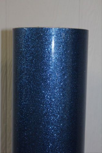 Roll 40&#034; x 45yds FLEXcon  Shimmercal V 240 Blue Macro Glitter Sign Vinyl