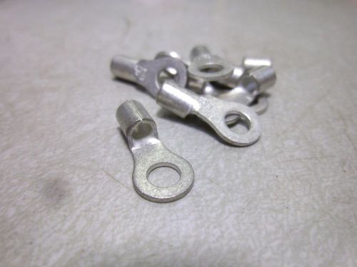 SOLDERLESS TERMINALS 12-10 GA #10 STD SIZE NON INSULATED RING TONGUE (26) #60325