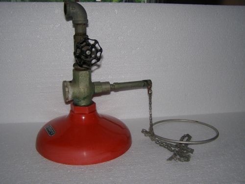 Industrial commercial emergency shower with 37.5&#034; pull chain 7.5&#034; ring for sale