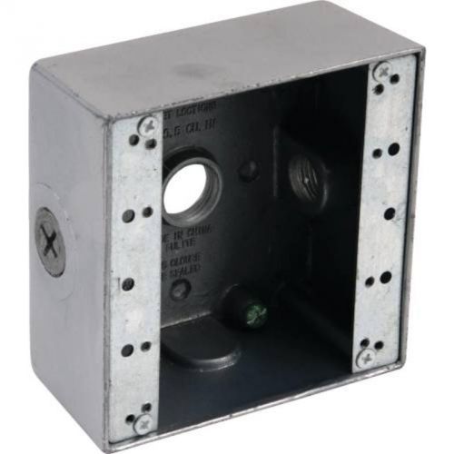 Weatherproof box 2-gang aluminum preferred industries outlet boxes 662034 for sale