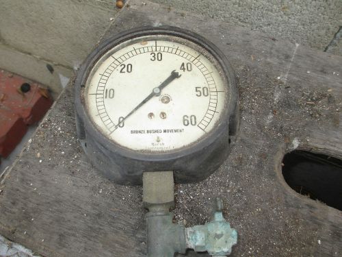 vintage Marsh Instruments pressure gauge