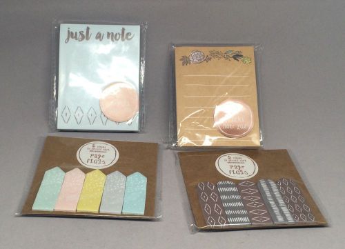 Target Dollar Spot Stationery Set Planner Accessories Page Flags Sticky Notes