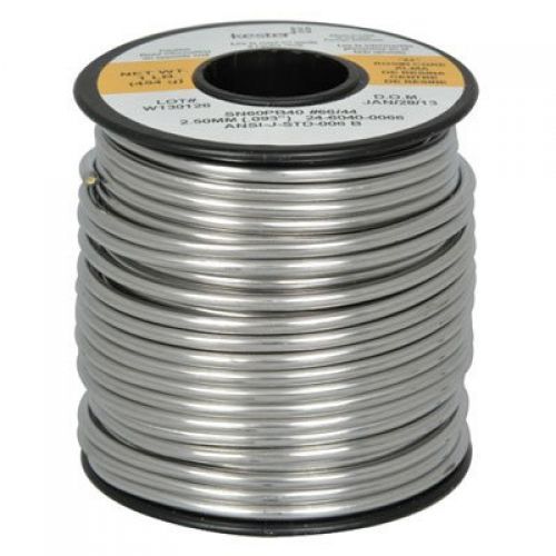 Kester KESTER SOLDER 24-6040-0066 SOLDER WIRE, 60/40 SN/PB, 190??C, 1LB