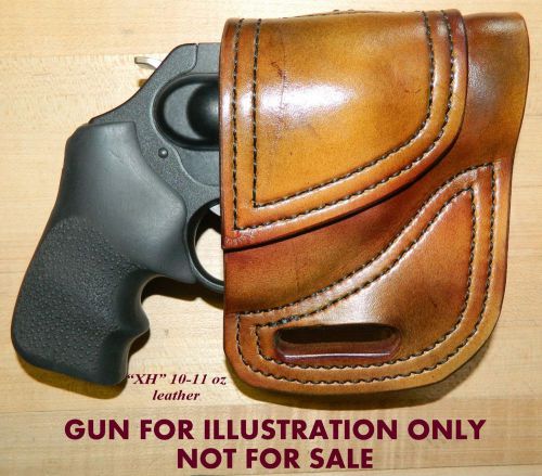 Gary C&#039;s Avenger OWB &#034;XH&#034; Leather  Holster for RUGER  LCR / LCRx  1-7/8&#034; Barrel