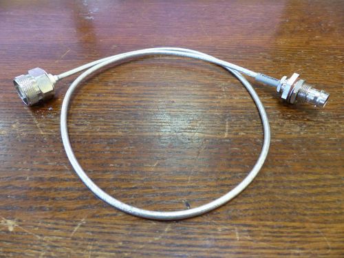 KeithleyCA-283-24A     BNC female panel mount to male    24:&#034;  NEW