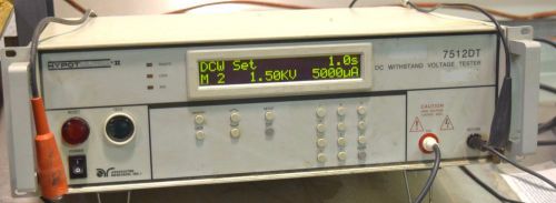 A S HYPOTULTRA II #7512DT DC WITHSTAND VOLTAGE TESTER