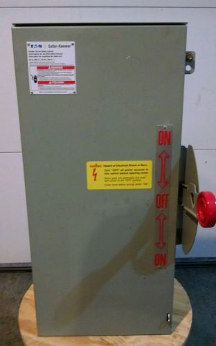 Eaton DT362URK Safety Switch, 60A, 3P, 600VAC/250VDC, HD, Non-Fusible, NEMA
