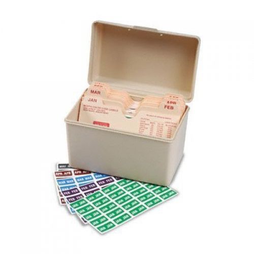 Smead ets color-coded month label, jan.-dec., label sheet, assorted colors for sale