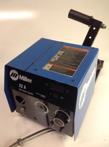 Miller 22A Constant speed wire feeder 24 volt welding good condition